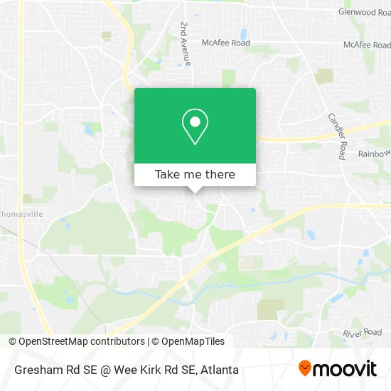 Gresham Rd SE @ Wee Kirk Rd SE map