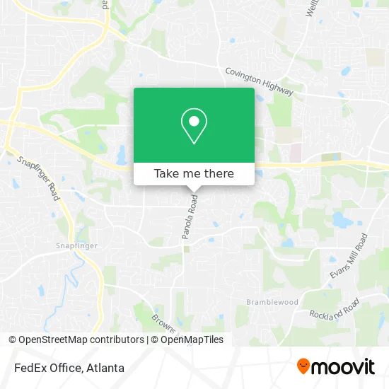 FedEx Office map