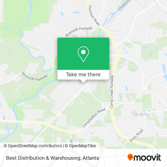 Best Distribution & Warehousing map