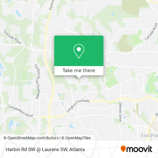 Harbin Rd SW @ Laurens SW map