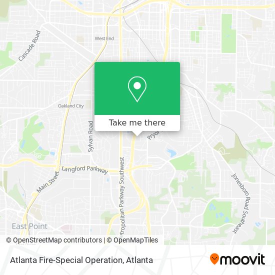 Atlanta Fire-Special Operation map
