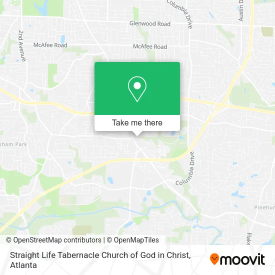 Mapa de Straight Life Tabernacle Church of God in Christ
