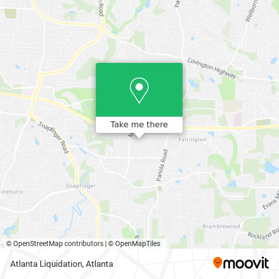 Atlanta Liquidation map