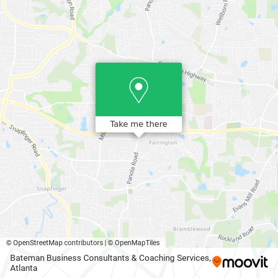 Bateman Business Consultants & Coaching Services map