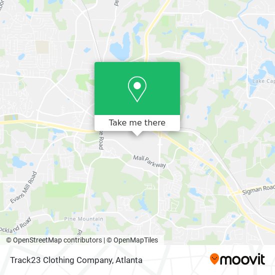 Track23 Clothing Company map