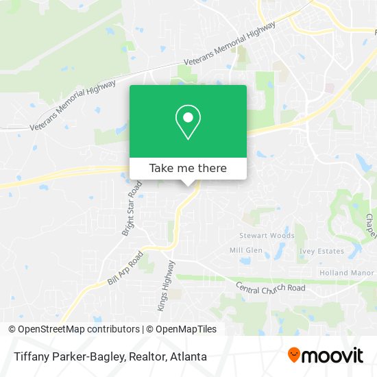 Mapa de Tiffany Parker-Bagley, Realtor