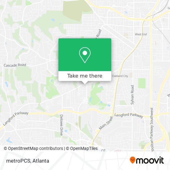 metroPCS map