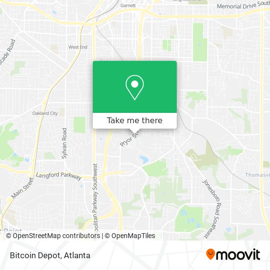 Mapa de Bitcoin Depot