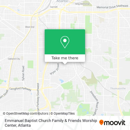 Mapa de Emmanuel Baptist Church Family & Friends Worship Center