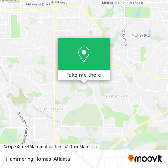 Hammering Homes map