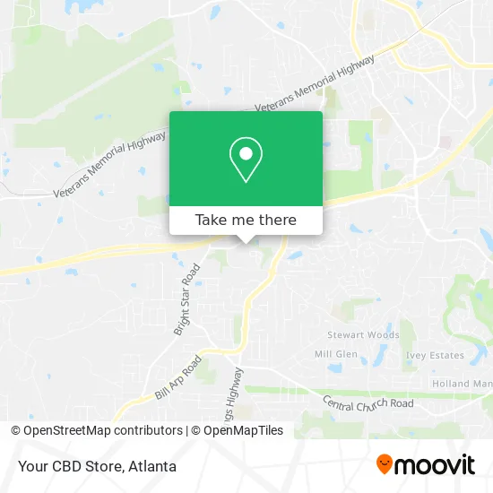 Your CBD Store map