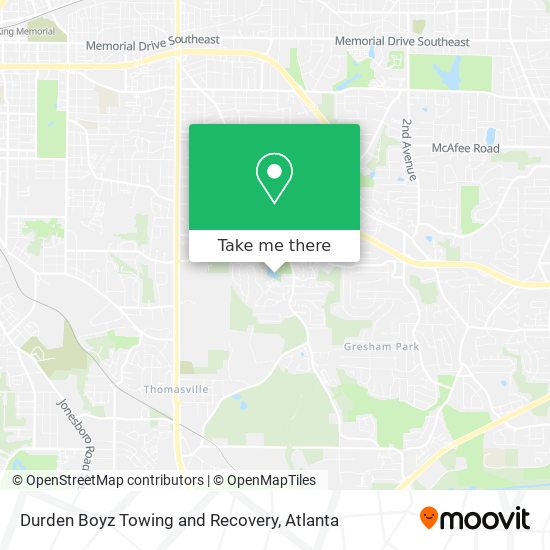 Durden Boyz Towing and Recovery map