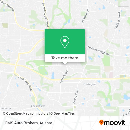CMS Auto Brokers map