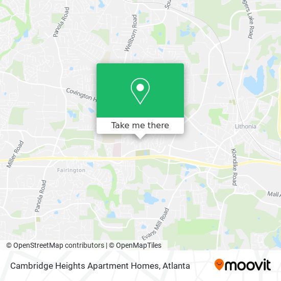 Cambridge Heights Apartment Homes map
