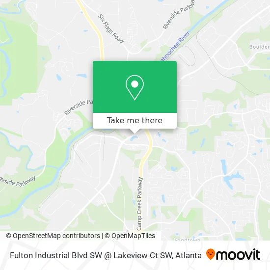 Fulton Industrial Blvd SW @ Lakeview Ct SW map