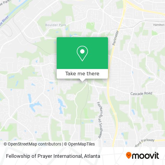 Fellowship of Prayer International map