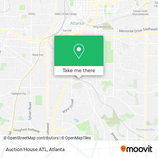Auction House ATL map