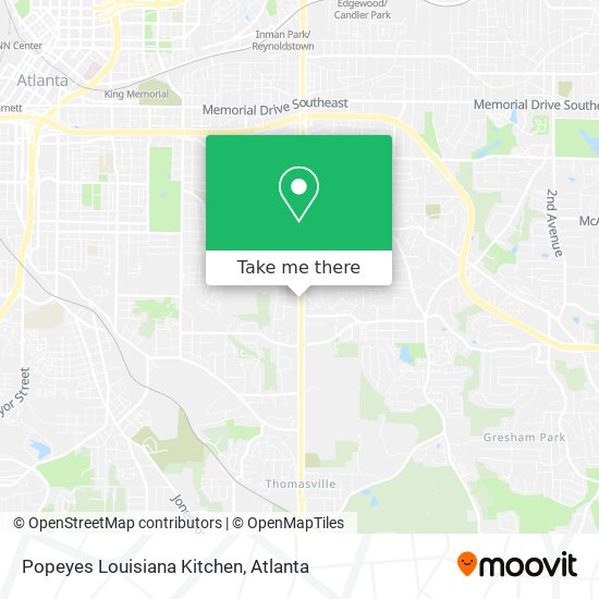 Popeyes Louisiana Kitchen map