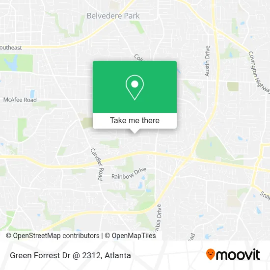 Green Forrest Dr @ 2312 map