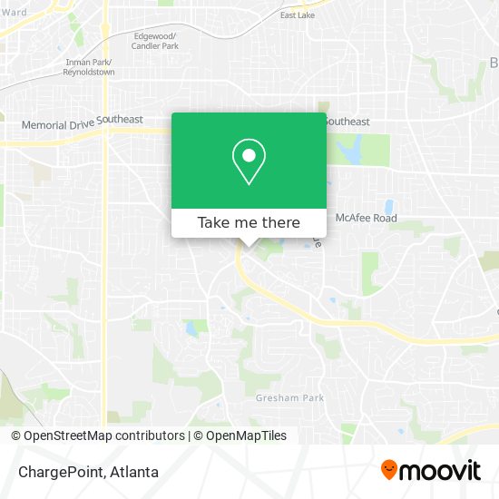 ChargePoint map