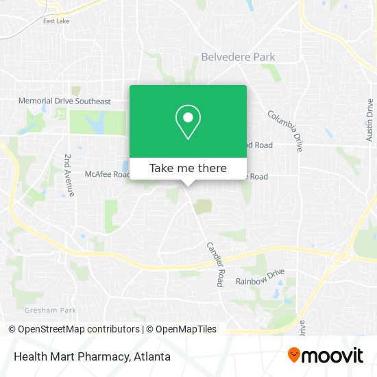 Mapa de Health Mart Pharmacy