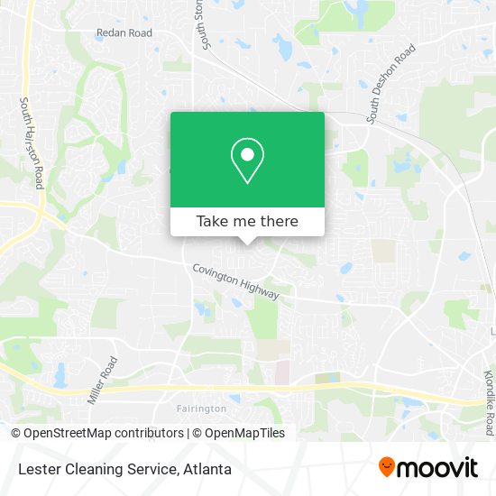 Lester Cleaning Service map