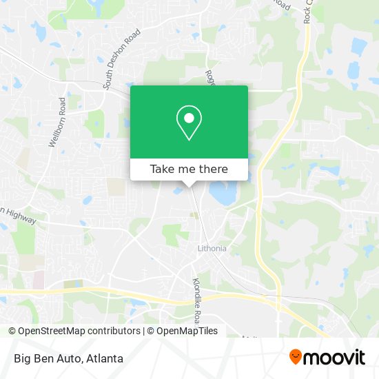 Big Ben Auto map