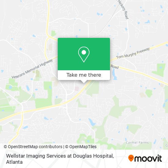 Mapa de Wellstar Imaging Services at Douglas Hospital