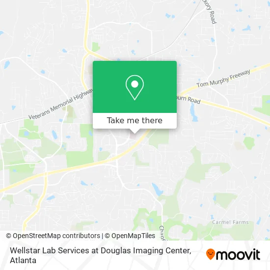 Mapa de Wellstar Lab Services at Douglas Imaging Center