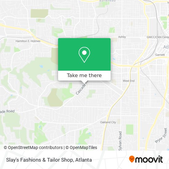 Mapa de Slay's Fashions & Tailor Shop