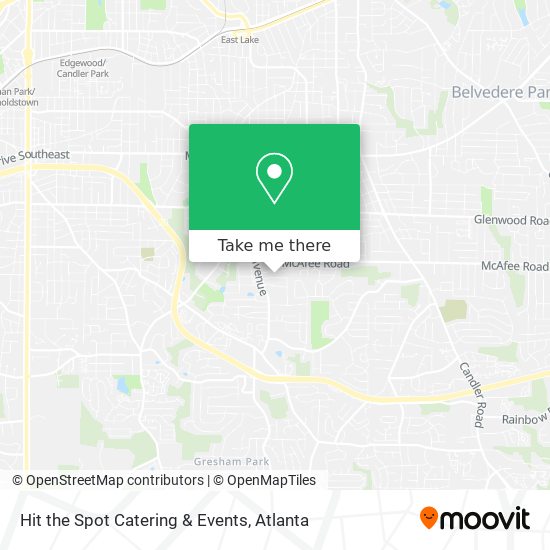 Hit the Spot Catering & Events map