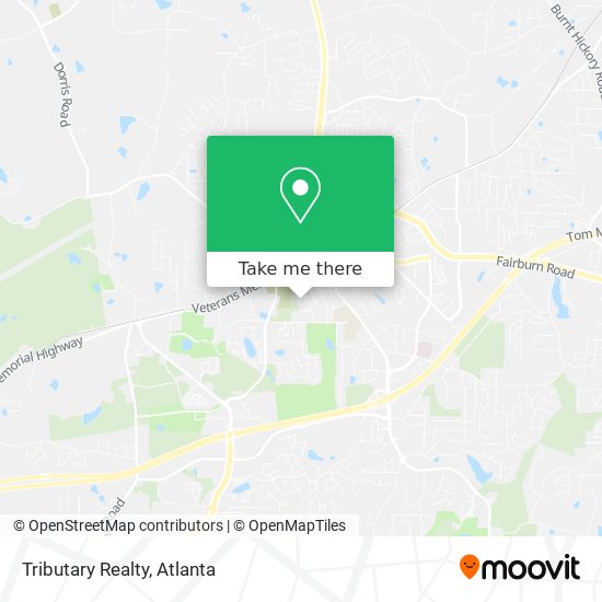Mapa de Tributary Realty