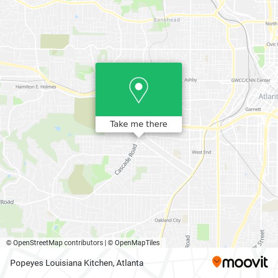 Mapa de Popeyes Louisiana Kitchen