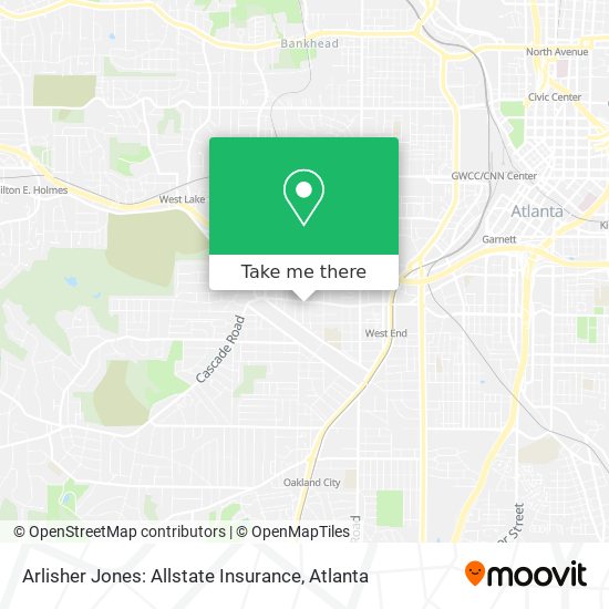 Mapa de Arlisher Jones: Allstate Insurance