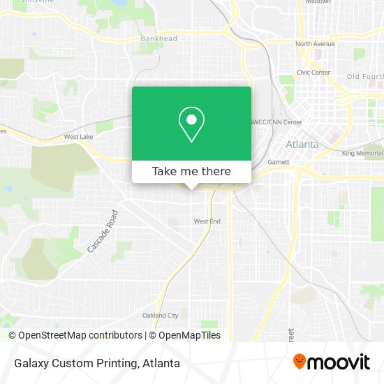 Galaxy Custom Printing map