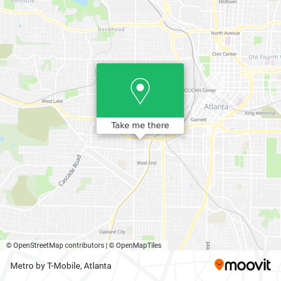 Metro by T-Mobile map