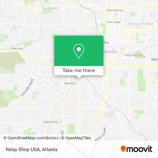 Mapa de Relay Shop USA