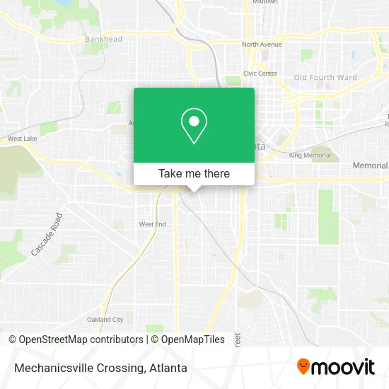 Mapa de Mechanicsville Crossing