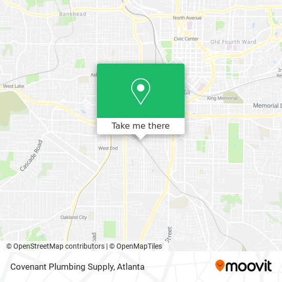 Mapa de Covenant Plumbing Supply