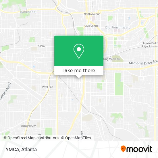 YMCA map