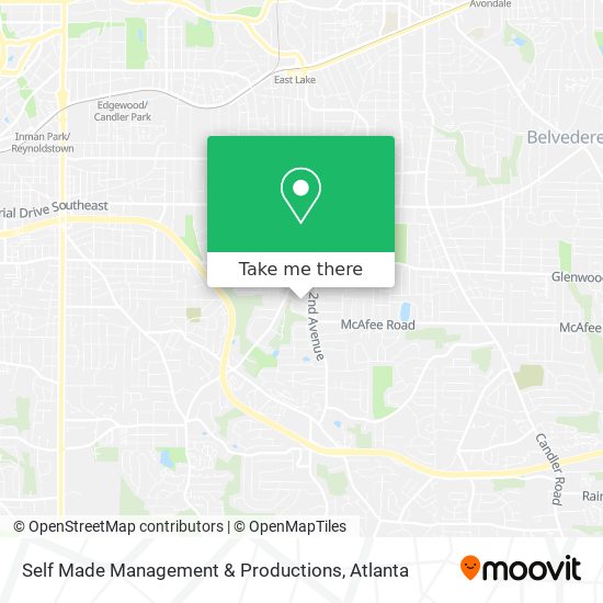 Mapa de Self Made Management & Productions