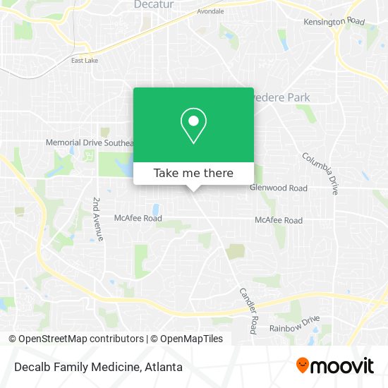 Decalb Family Medicine map