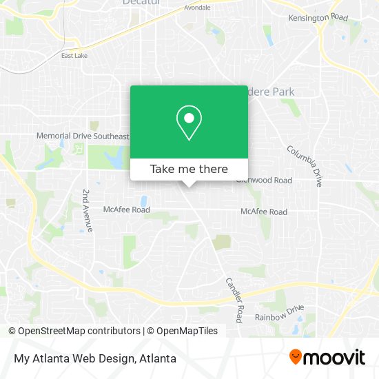 Mapa de My Atlanta Web Design