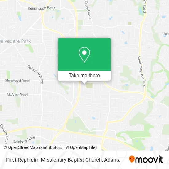 First Rephidim Missionary Baptist Church map