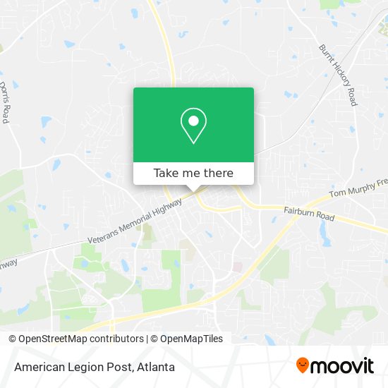 Mapa de American Legion Post