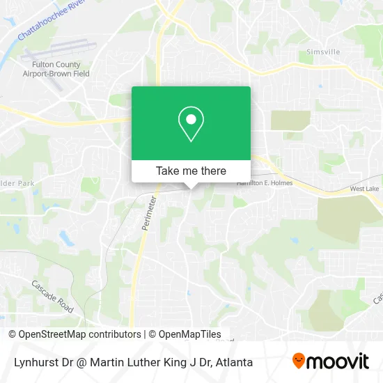 Lynhurst Dr @ Martin Luther King J Dr map
