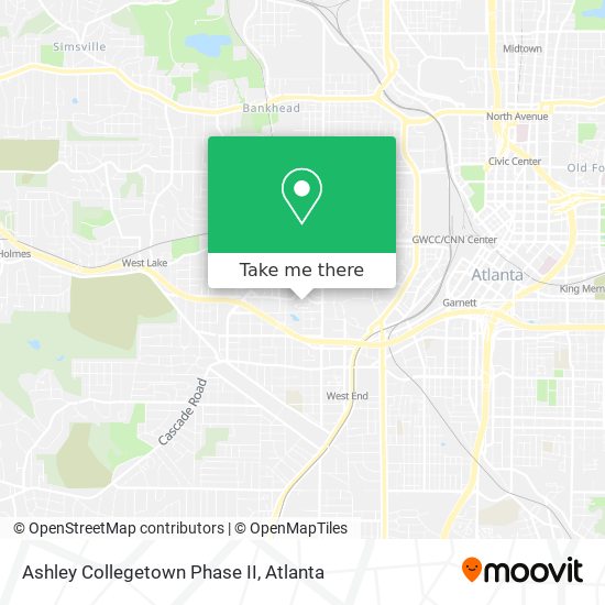 Ashley Collegetown Phase II map