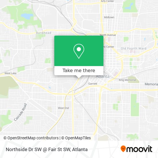 Northside Dr SW @ Fair St SW map