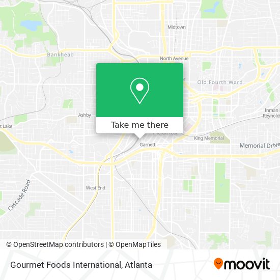 Gourmet Foods International map