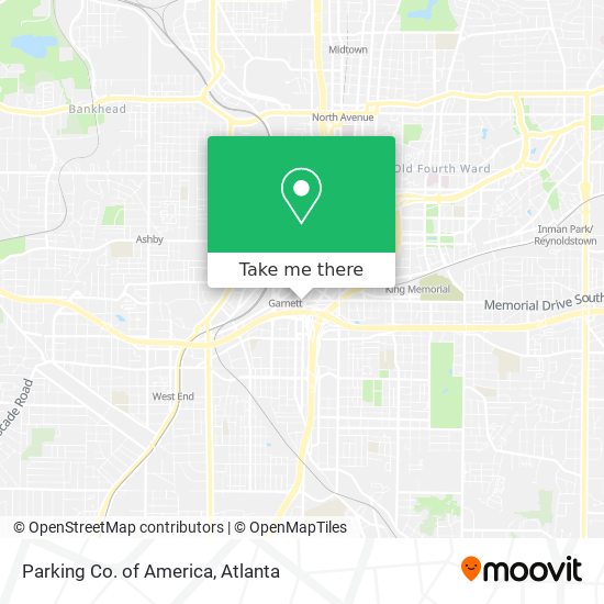 Parking Co. of America map